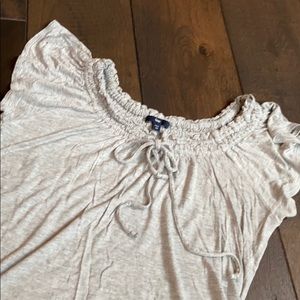 Flutter sleeve tee